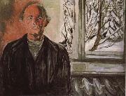 Edvard Munch Self-Portrait oil painting on canvas